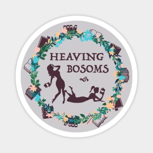 Heaving Bosoms Wreath Magnet